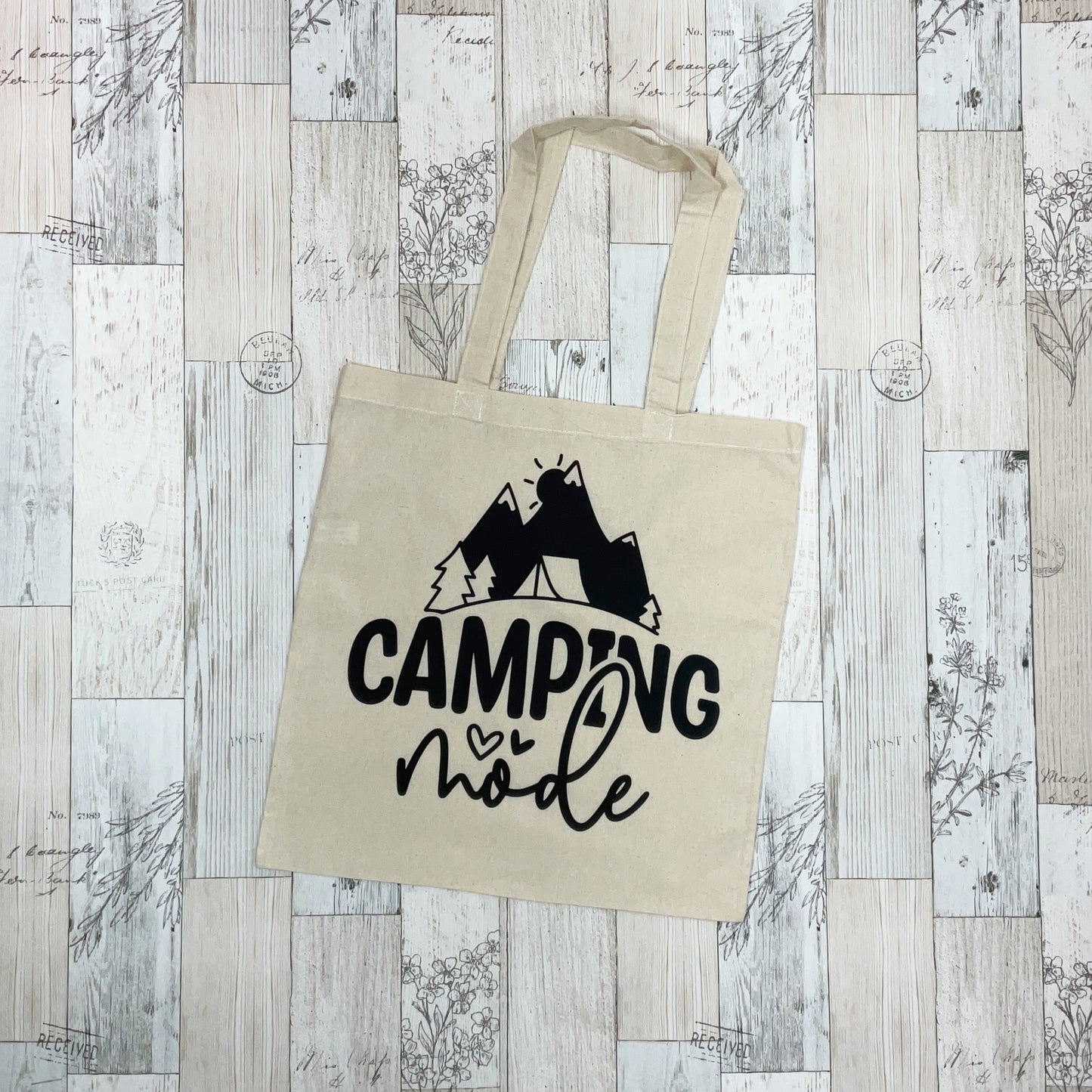 Camping Mode Canvas Tote - Sassy Chick Clothing
