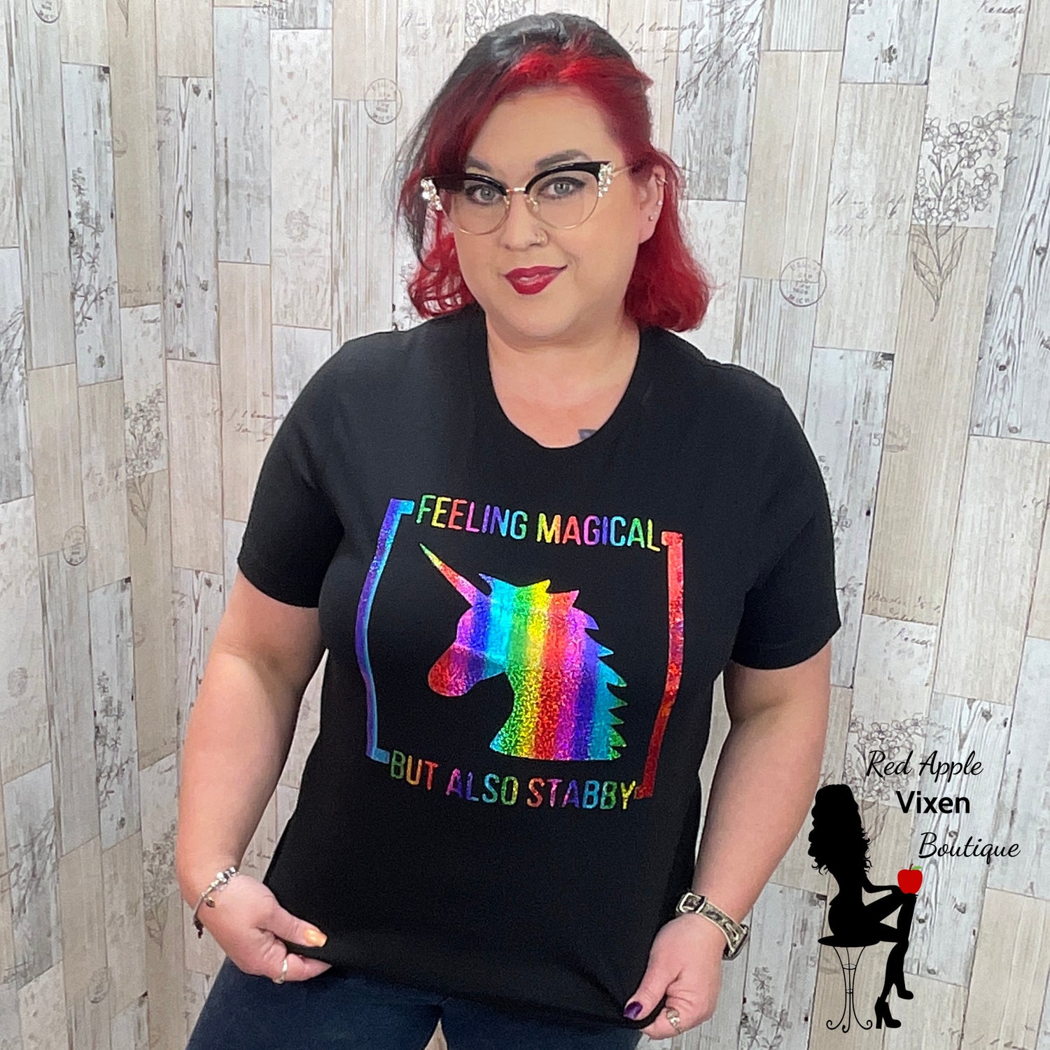 Feeling Magical but also Stabby Graphic Tee - Sassy Chick Clothing