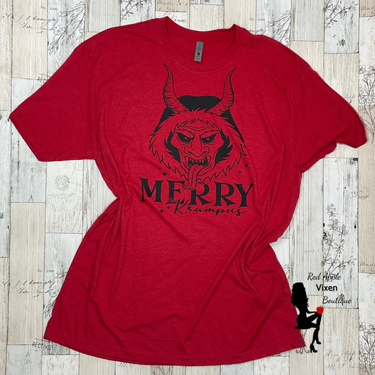 Merry Krampus Graphic Tee - Sassy Chick Clothing