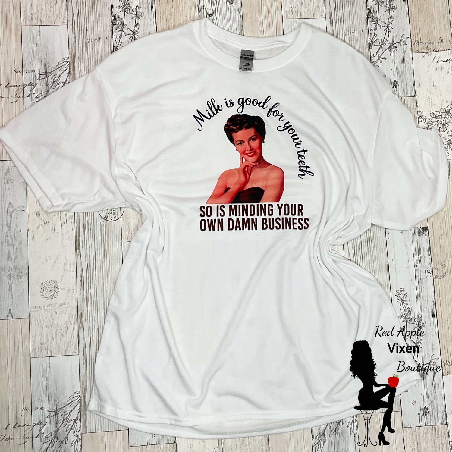 Mind Your Own Business Graphic Tee - Sassy Chick Clothing