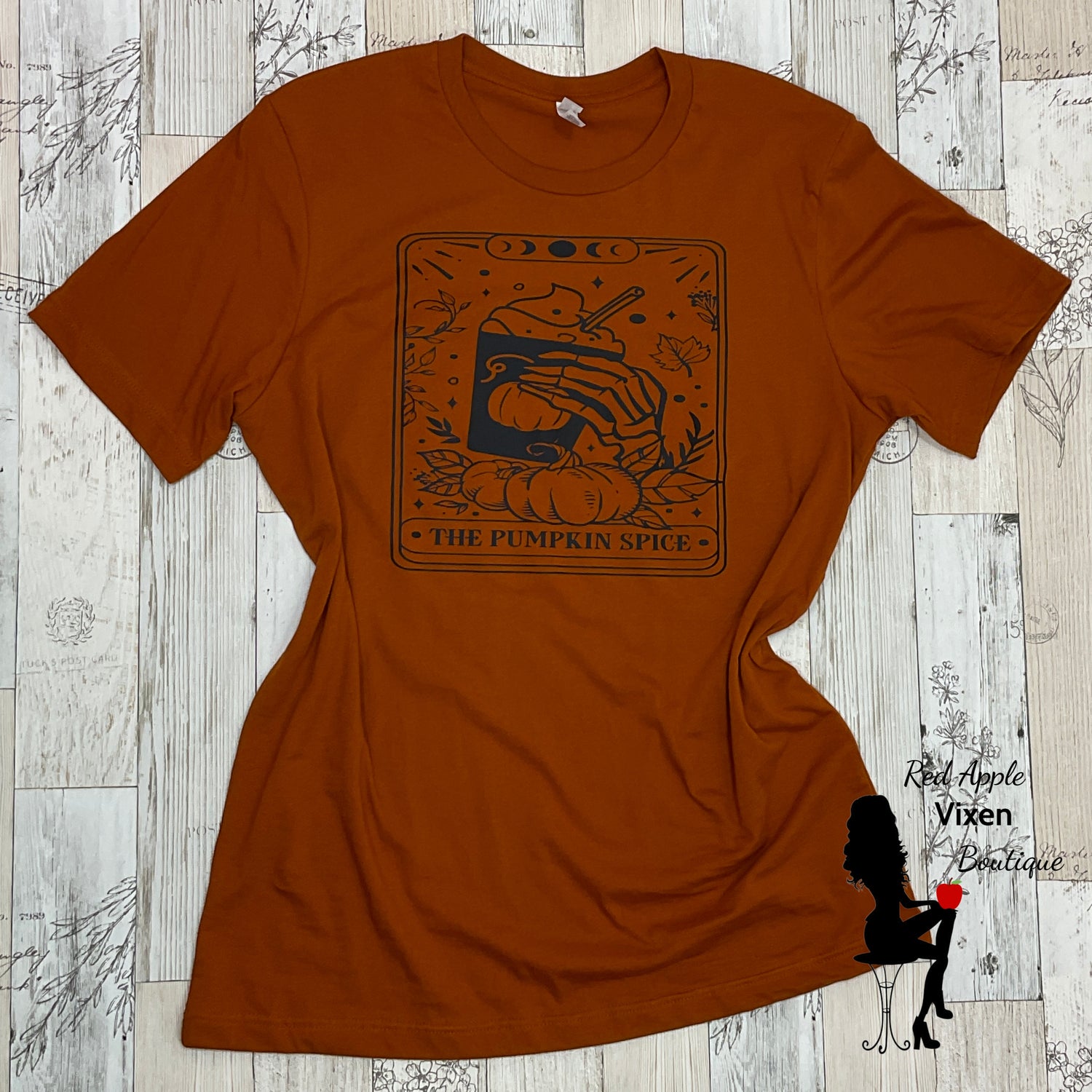 The Pumpkin Spice Tarot Graphic Tee - Sassy Chick Clothing