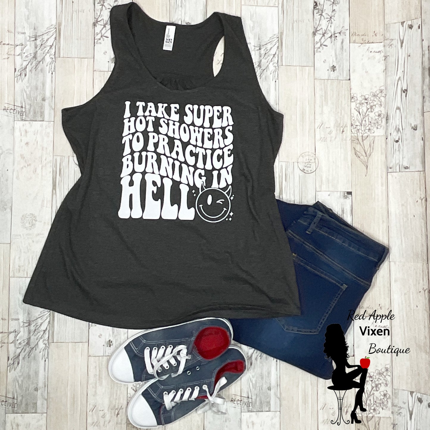 Hot Showers Graphic Tank - Sassy Chick Clothing
