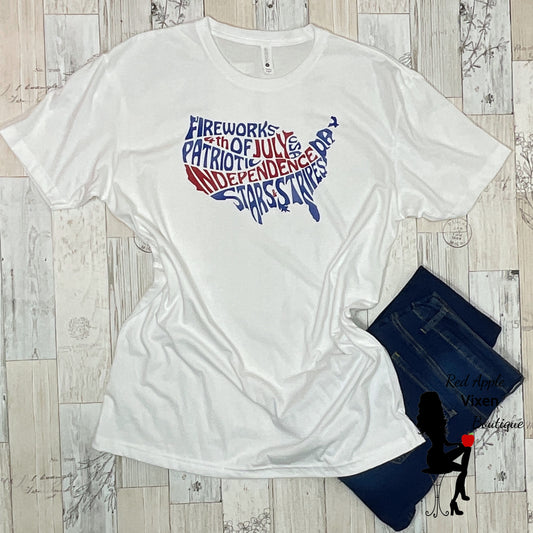 Independence Day Graphic Tee - Sassy Chick Clothing