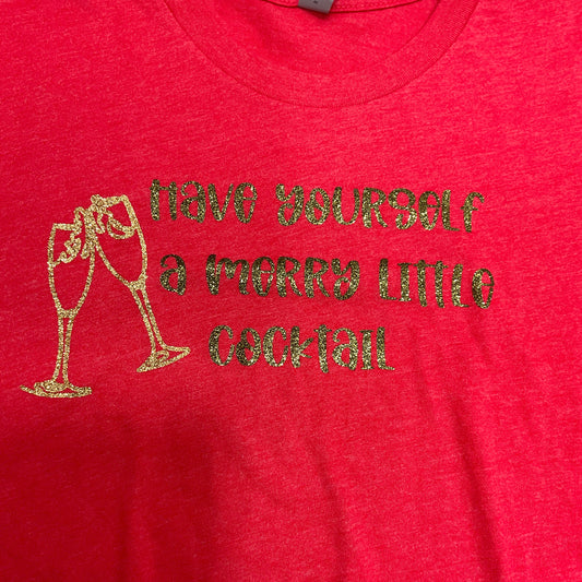 Have Yourself a Merry Little Cocktail Graphic Tee