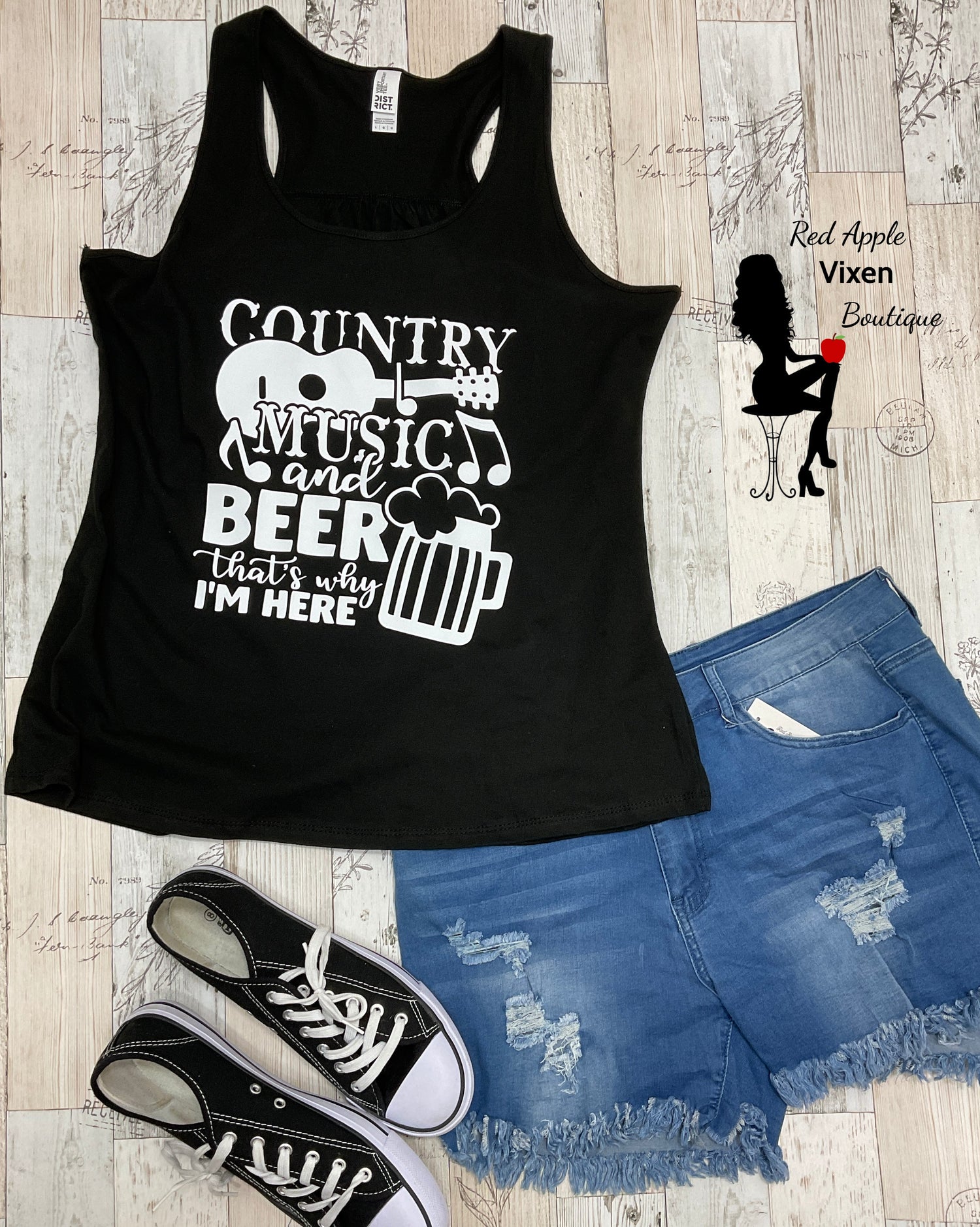 Country Music Graphic Tank - Sassy Chick Clothing