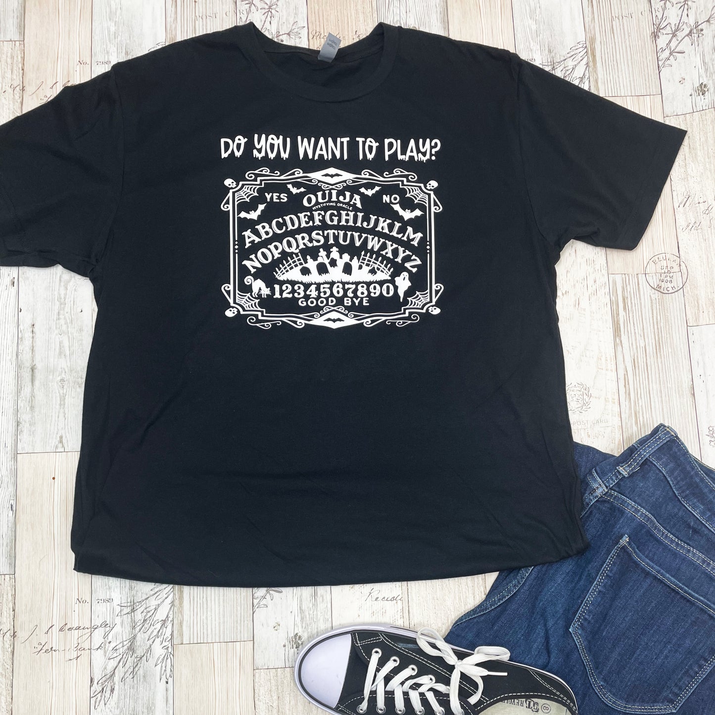 Do You Want to Play Ouija Graphic Tee - Sassy Chick Clothing