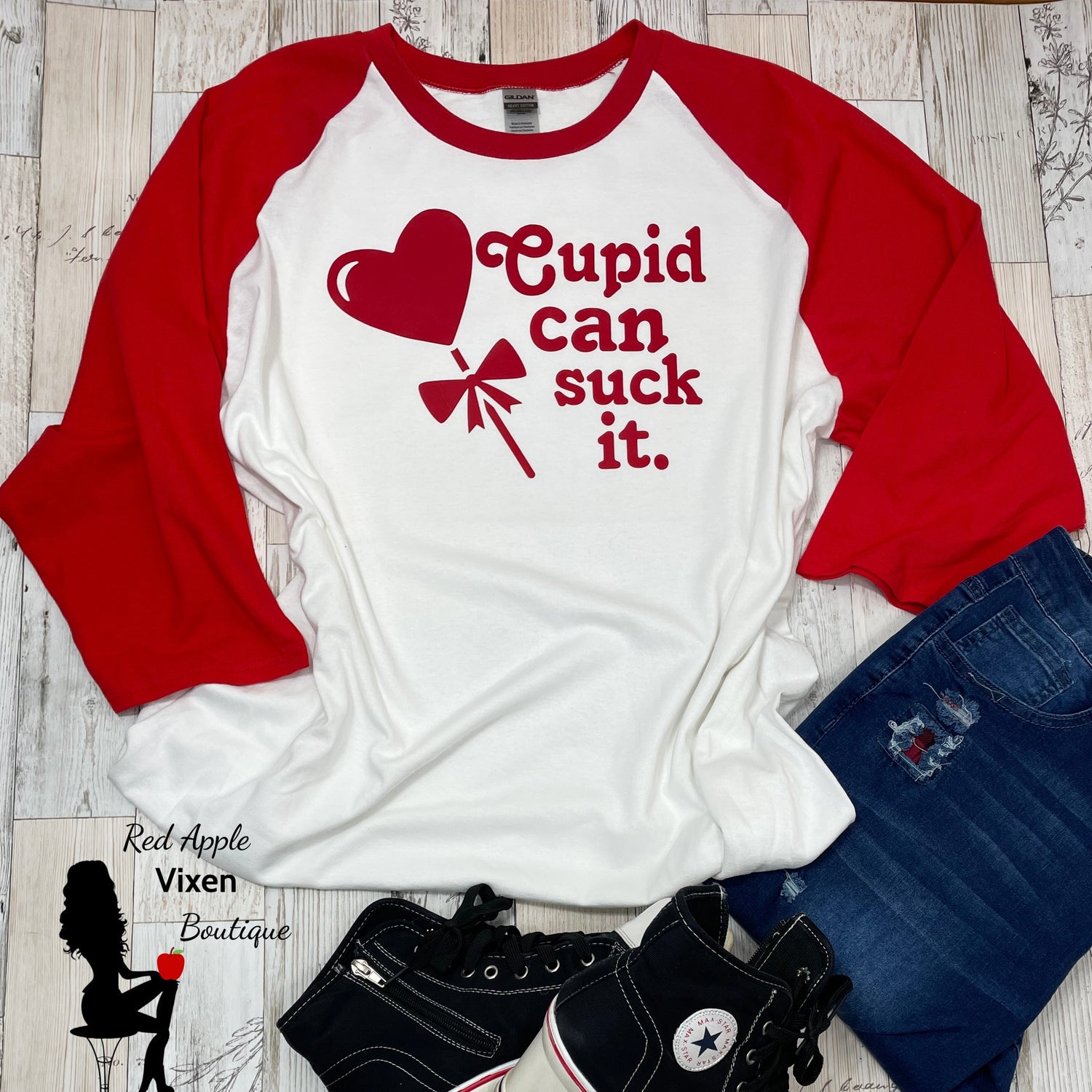 Cupid Can Graphic Tee - Sassy Chick Clothing