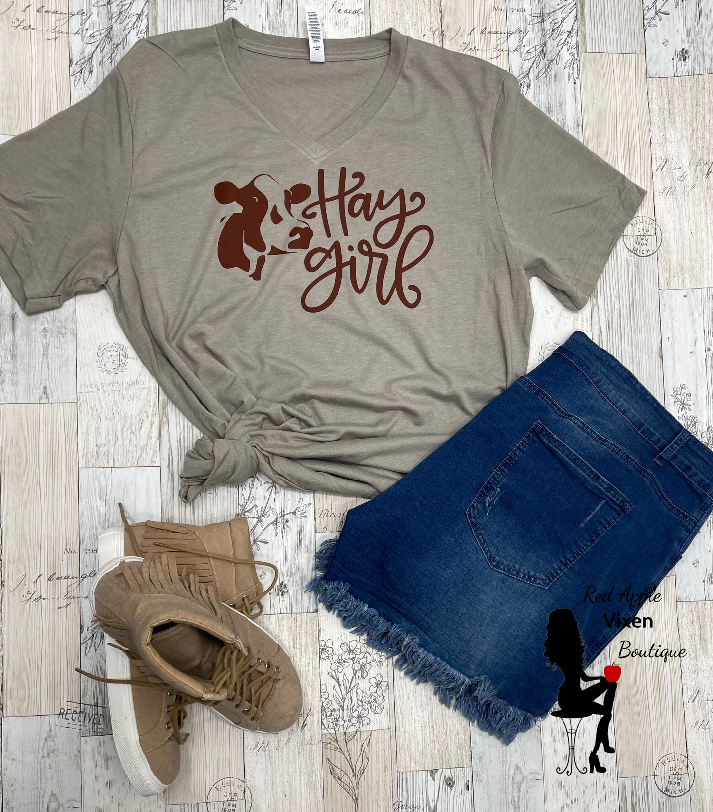 Hay Girl Graphic Tee - Sassy Chick Clothing