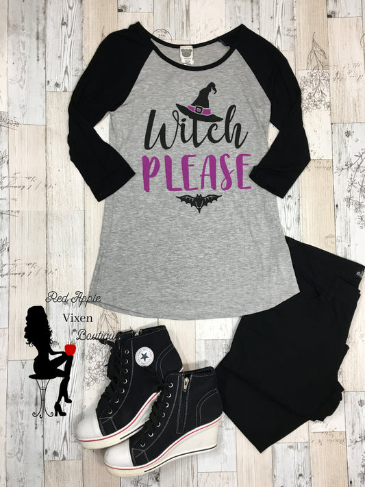 Witch Please Graphic Tee - Red Apple Vixen Boutique