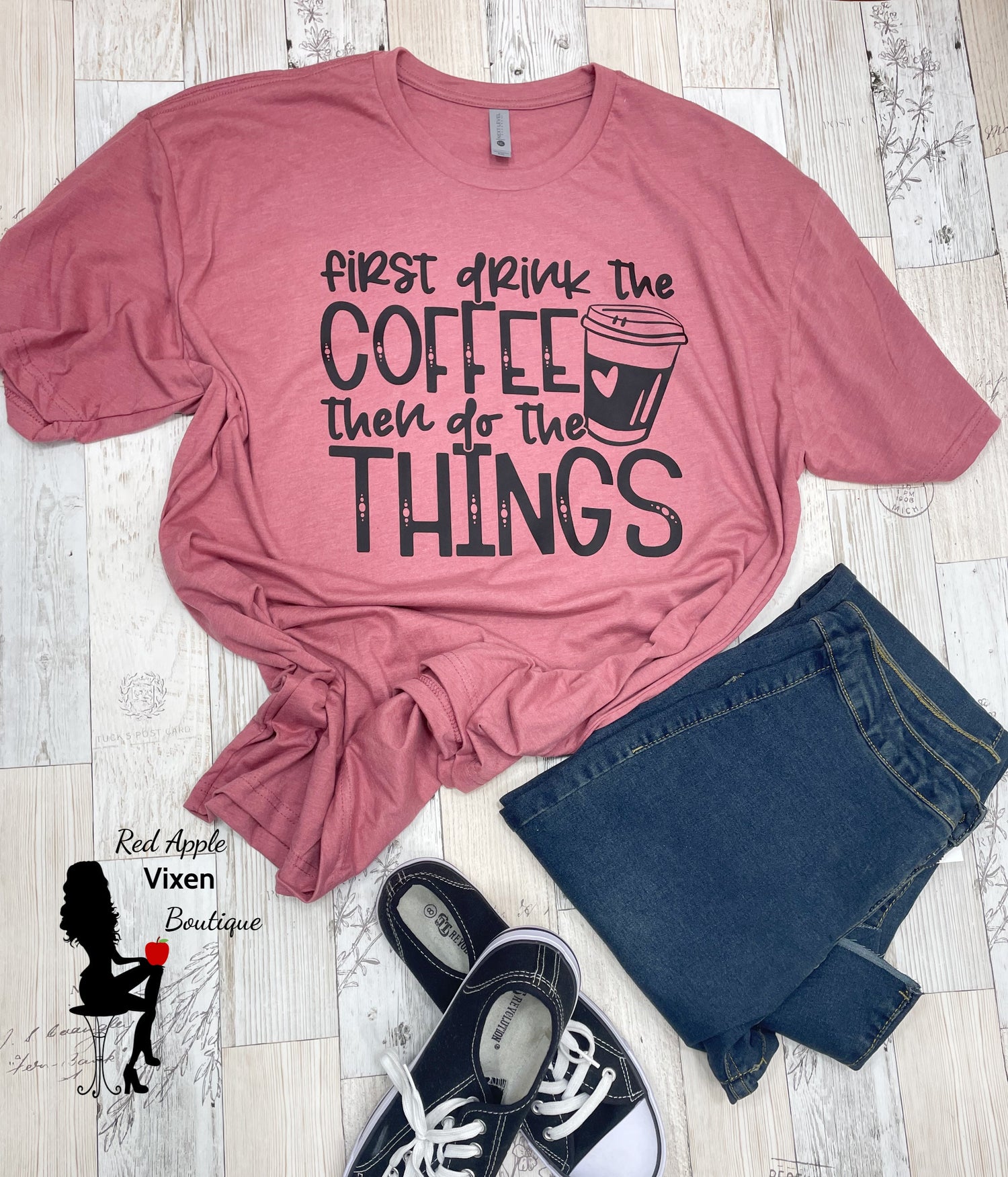 First Drink the Coffee Graphic Tee - Sassy Chick Clothing