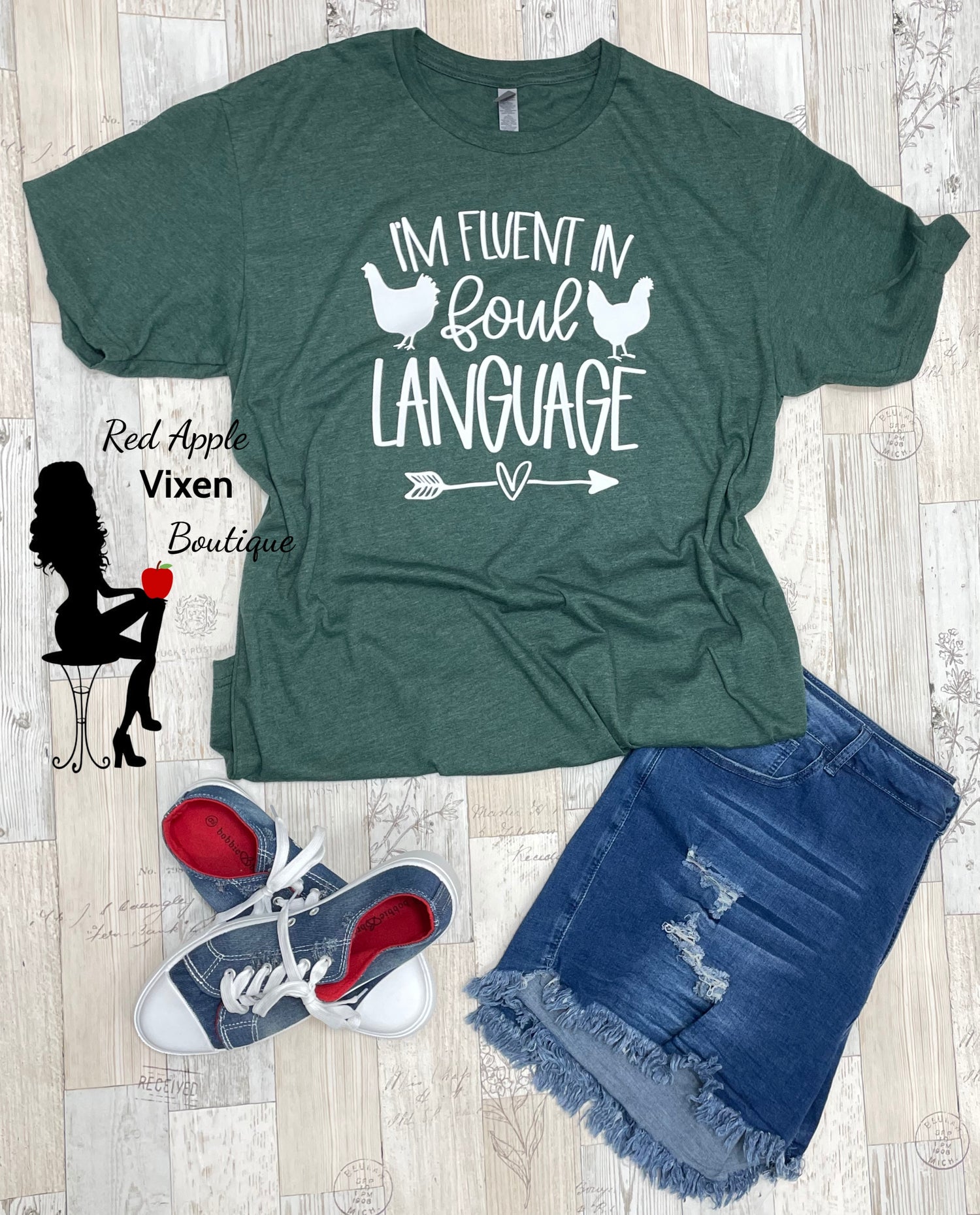 Fluent in Foul Language Graphic Tee - Sassy Chick Clothing