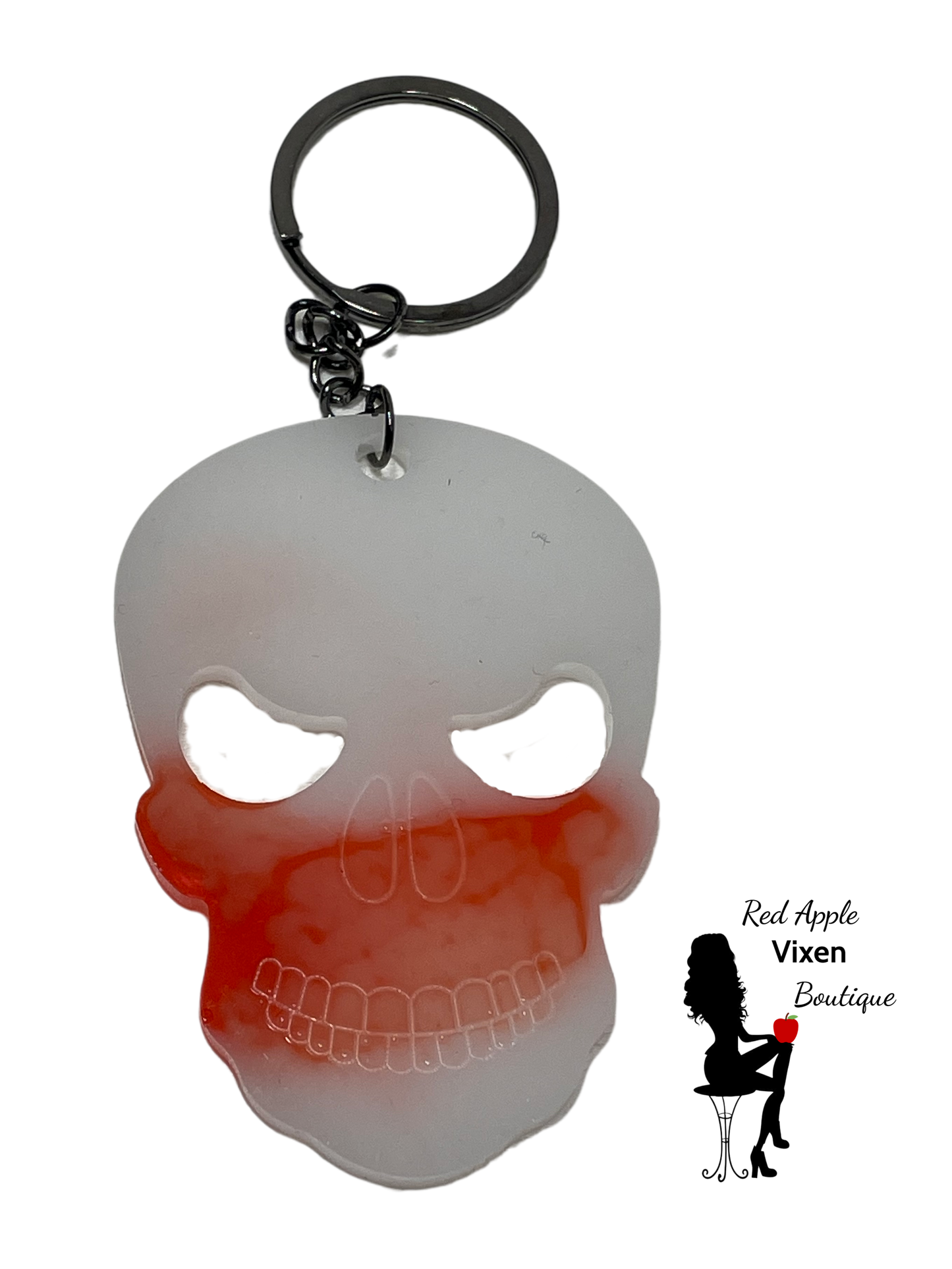 Skull Key Chain - Red Apple Vixen Boutique