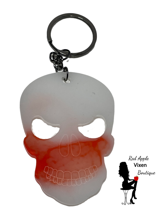 Skull Key Chain - Red Apple Vixen Boutique