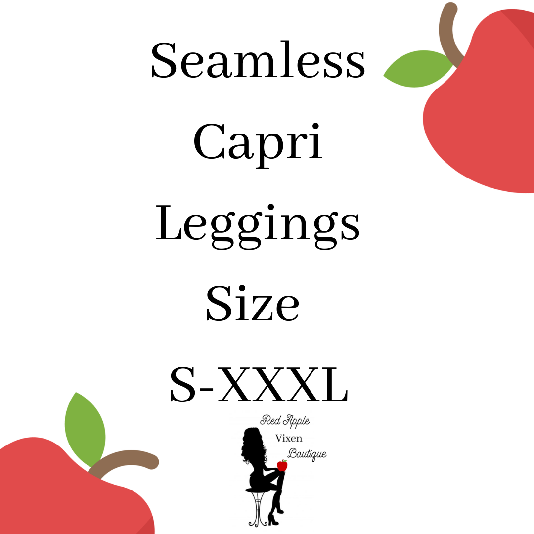 Seamless Capri Leggings - Sassy Chick Clothing