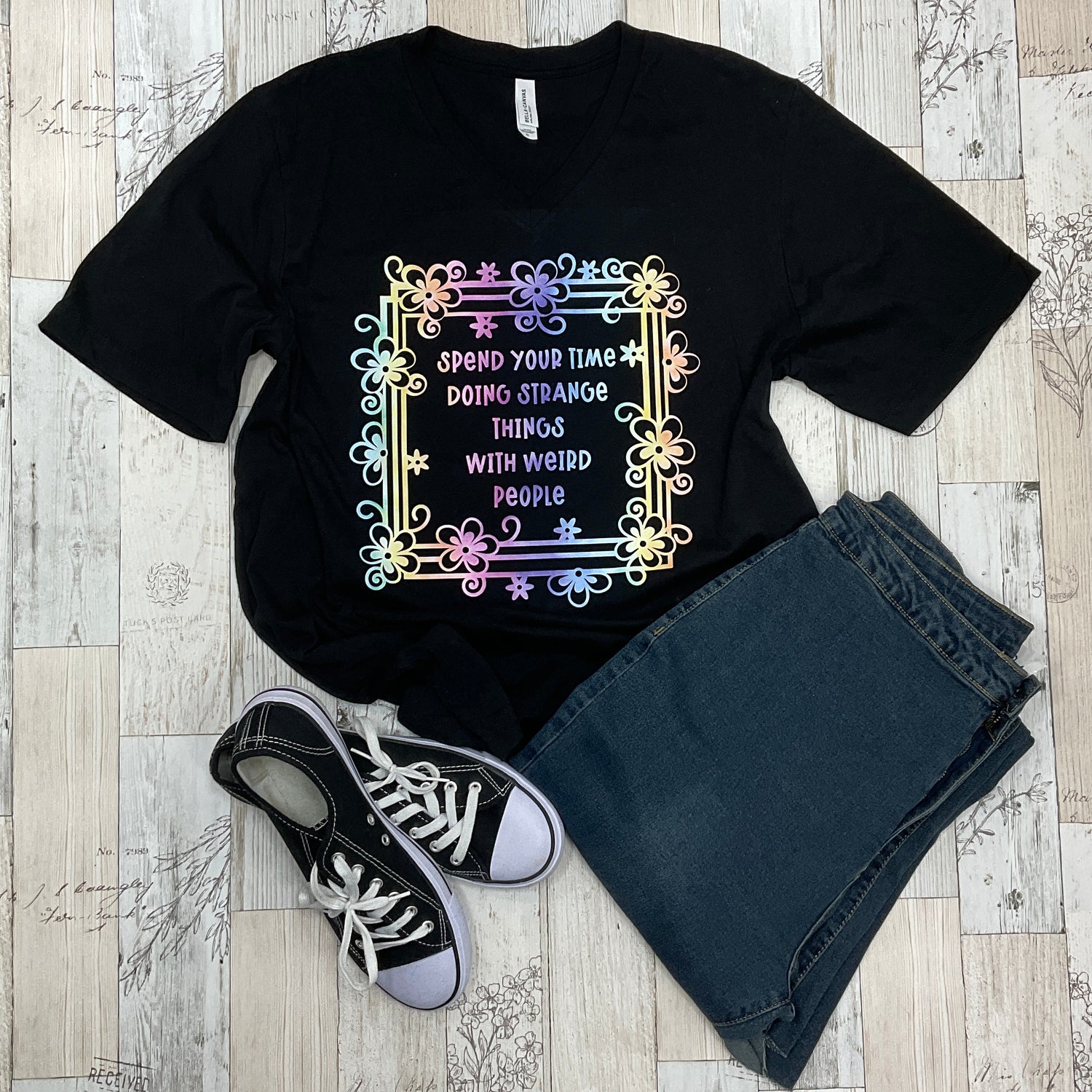 Do Strange Things with Weird People Graphic Tee - Sassy Chick Clothing
