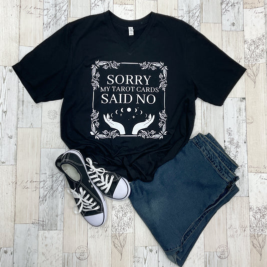 My Tarot Cards Said No Graphic Tee - Sassy Chick Clothing