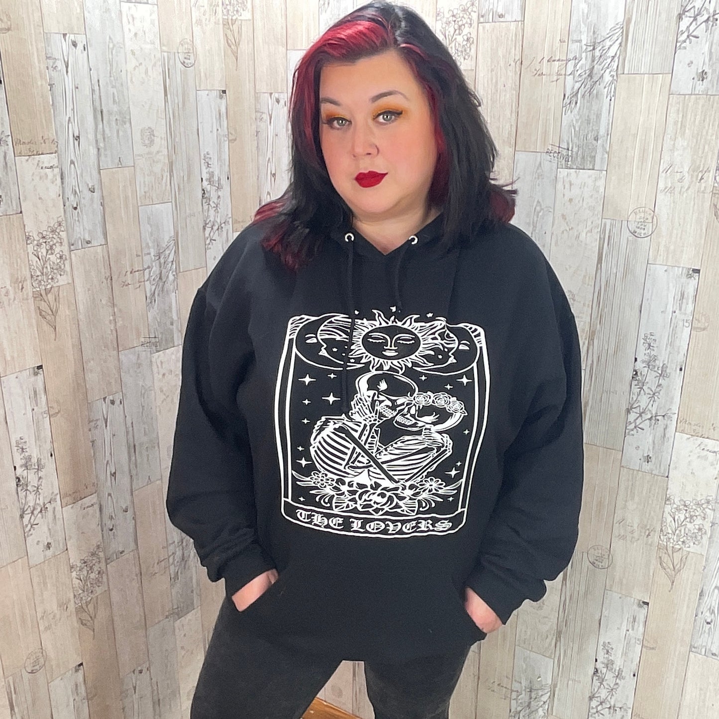 The Lovers Tarot Hoodie - Sassy Chick Clothing