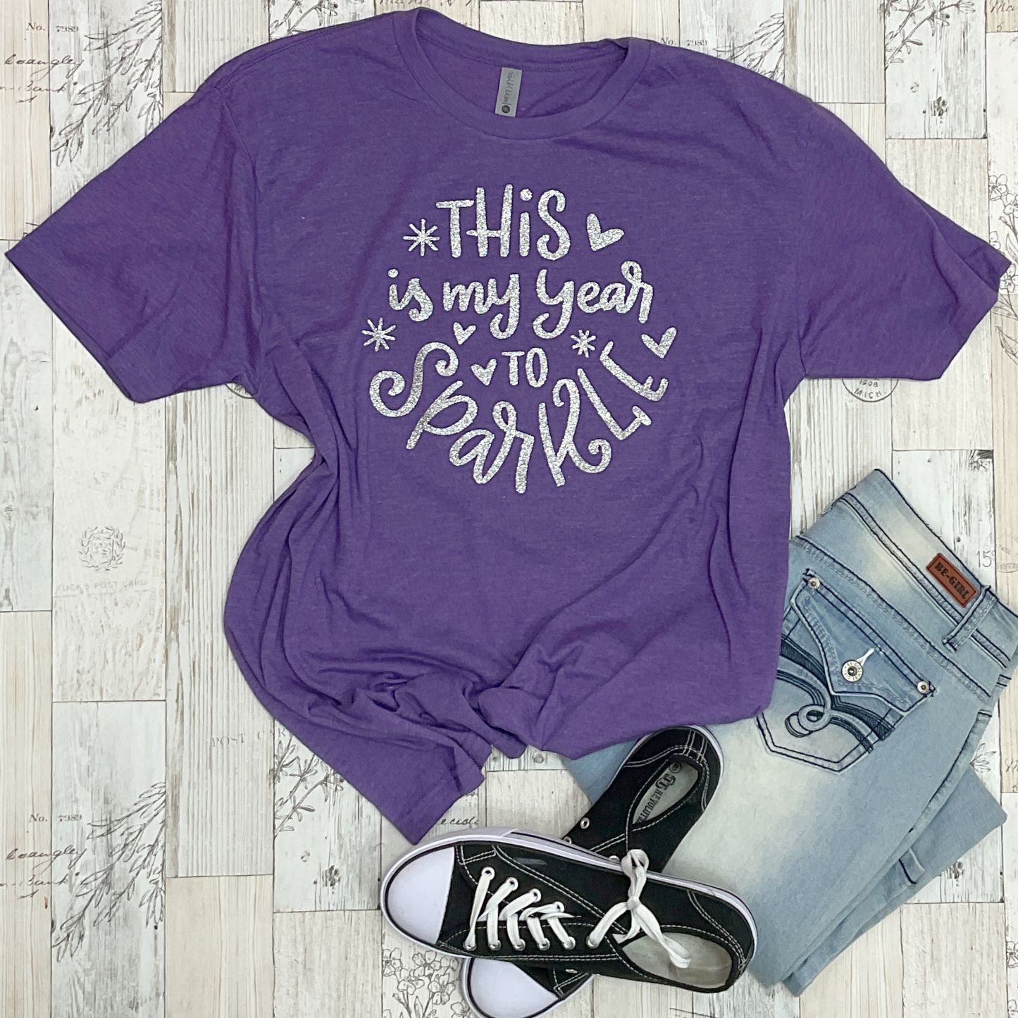 My Year To Sparkle Graphic Tee - Sassy Chick Clothing