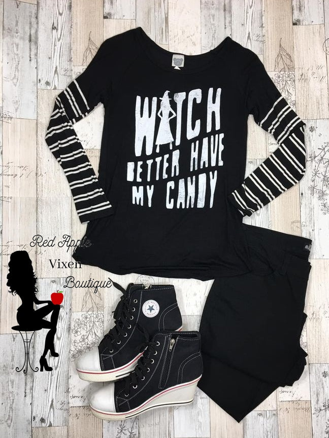 Witch Better have my Candy Adult Graphic Tee - Red Apple Vixen Boutique