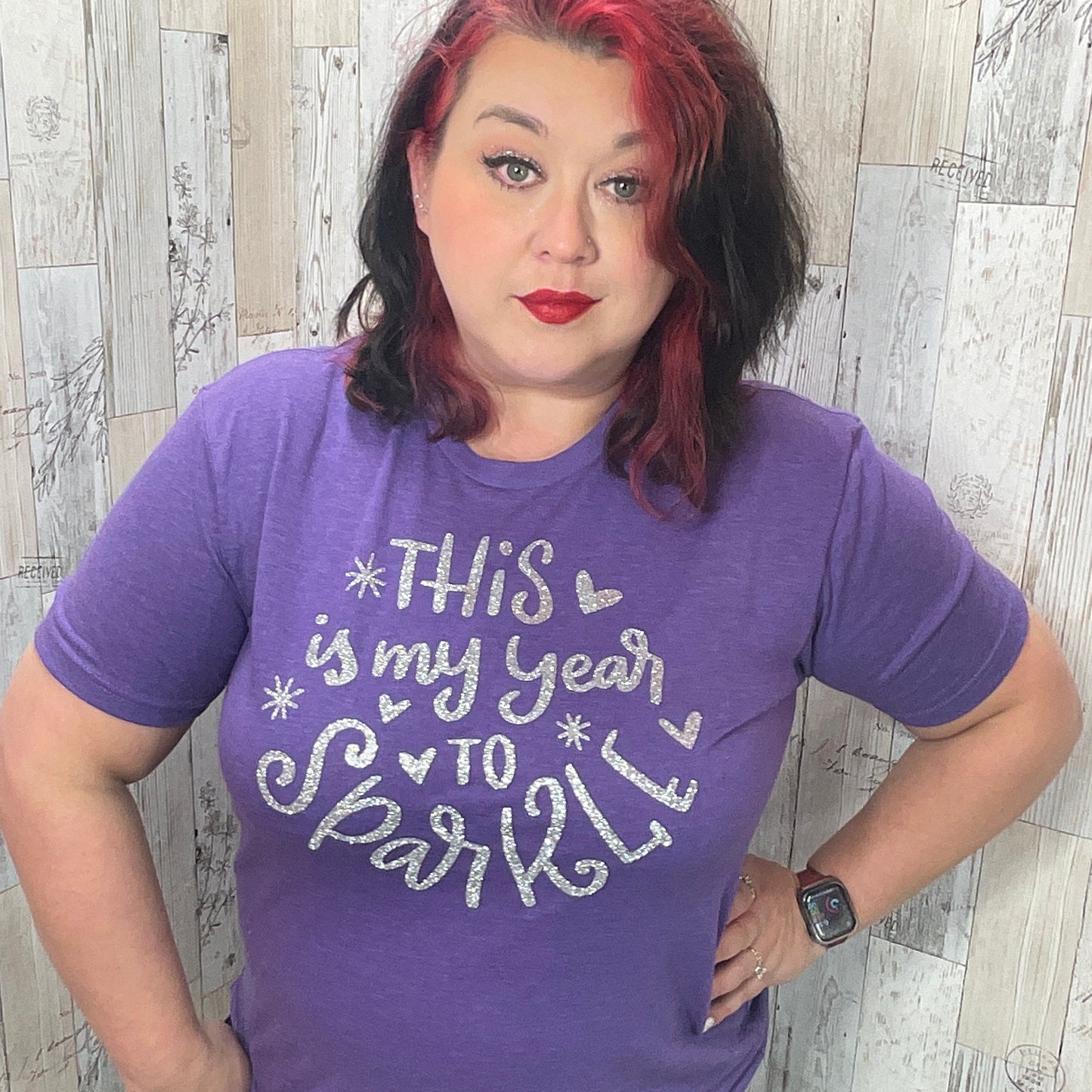 My Year To Sparkle Graphic Tee - Sassy Chick Clothing