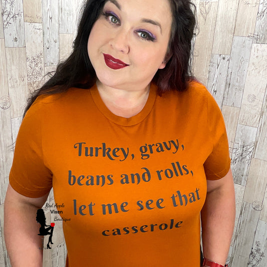 Thanksgiving Dinner Graphic Tee - Sassy Chick Clothing