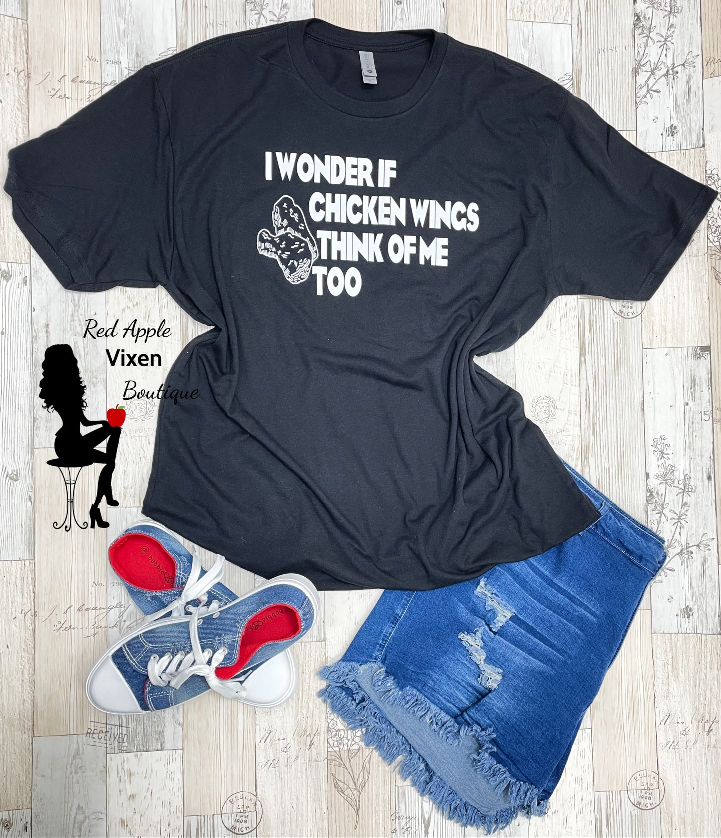 Chicken Wing Graphic Tee - Sassy Chick Clothing